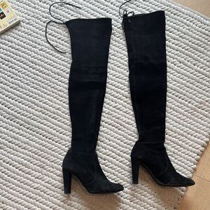 stuart weitzman Over-the-Knee black Boots